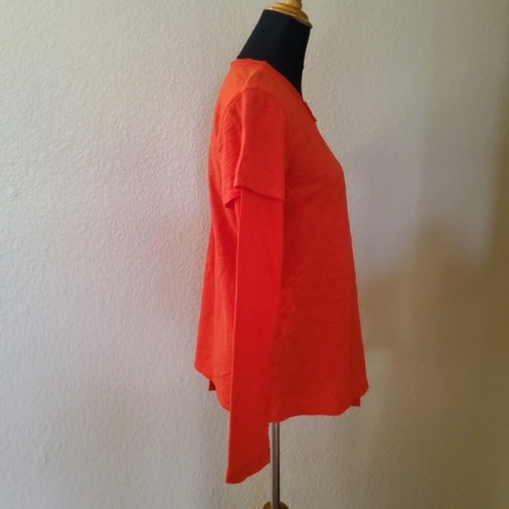 Wilt Asymmetrical Long Sleeve Tee Top Red New - Picture 3 of 8
